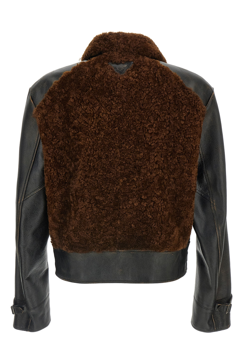 PRADA Sheepskin and leather jacket For Men 100% Ovis Aries leather