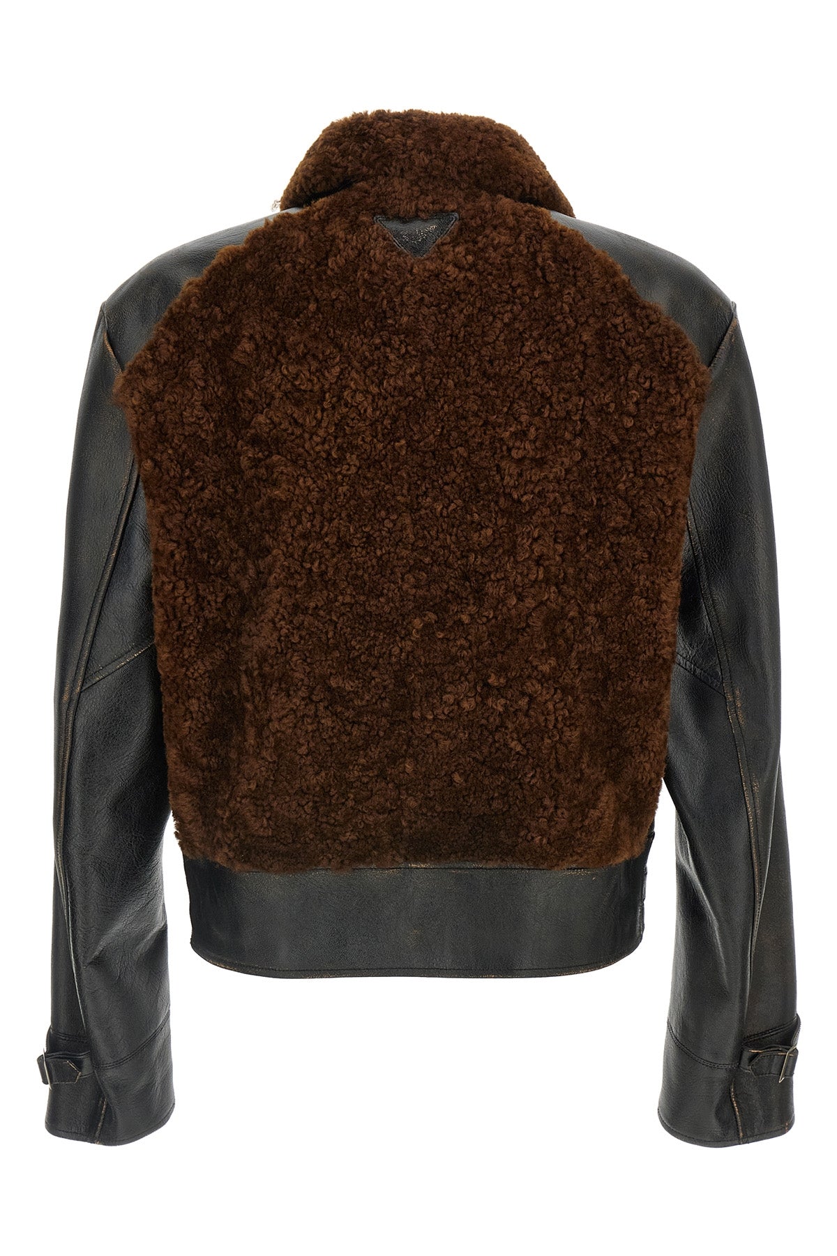 PRADA Sheepskin and leather jacket For Men 100% Ovis Aries leather