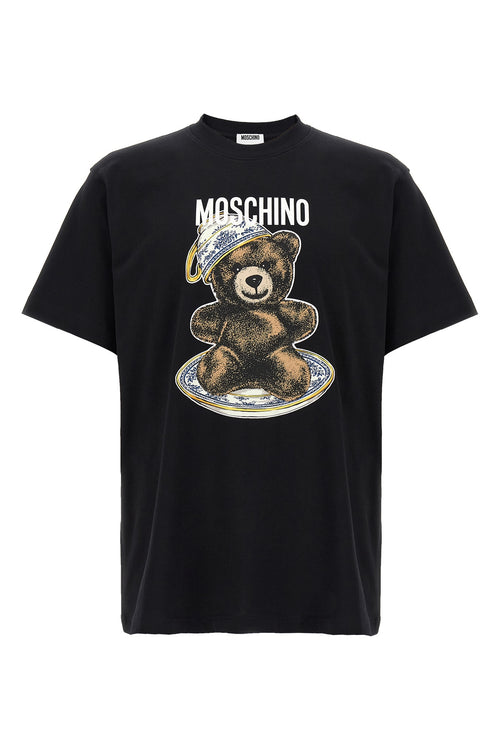 MOSCHINO 'Teddy' print T-shirt For Men 100% cotton