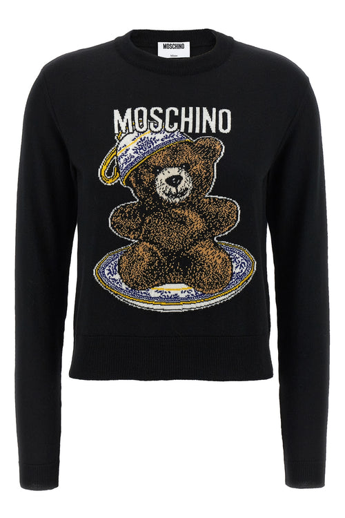 MOSCHINO 'Teddy' sweater For Women 100% virgin wool