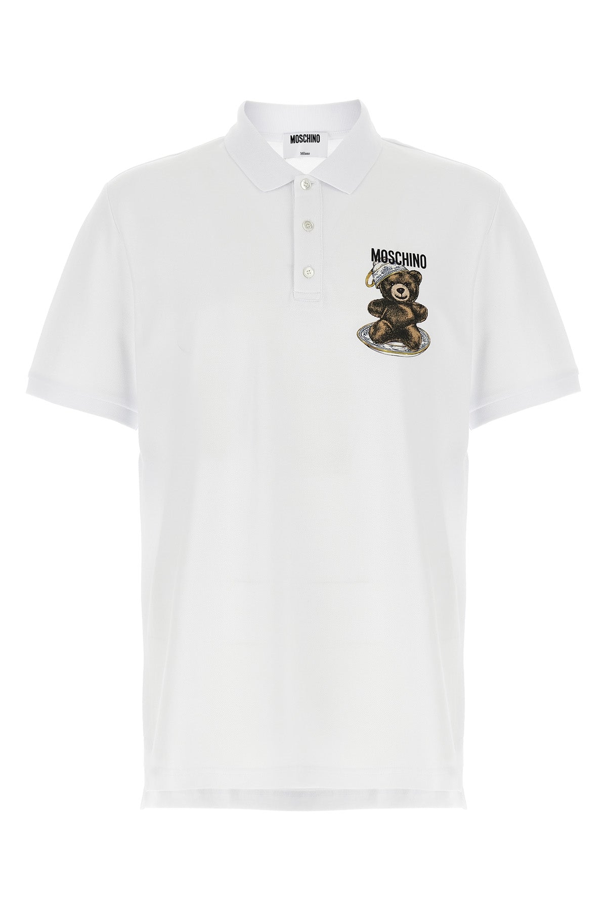 MOSCHINO Press polo shirt For Men 100% cotton