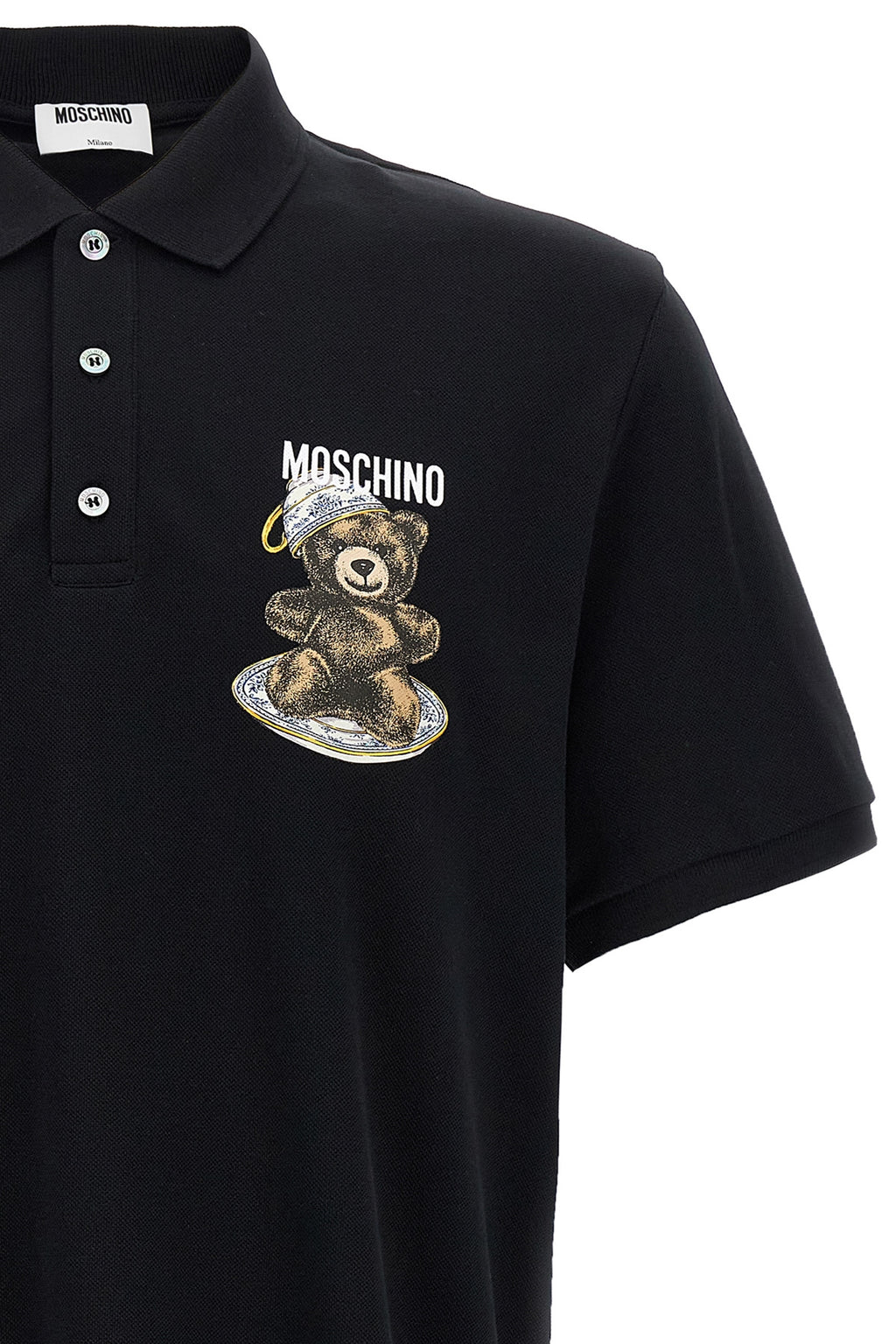 MOSCHINO Press polo shirt For Men 100% cotton