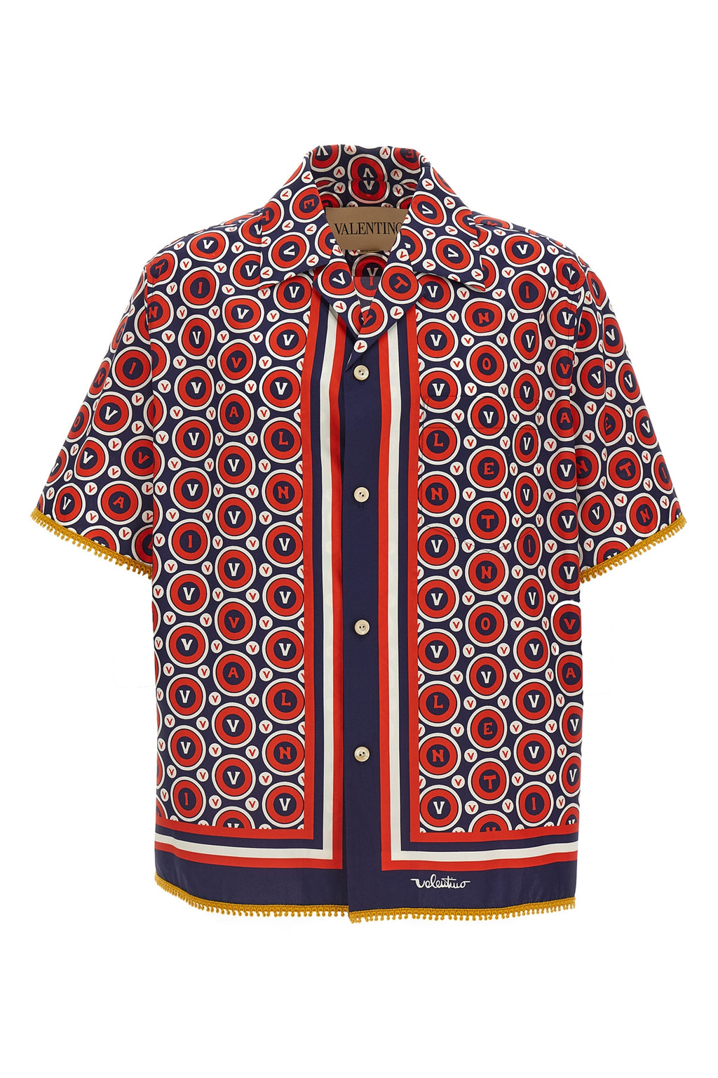 VALENTINO GARAVANI Valentino Garavani 'Bulles Royales' shirt For Men 100% cotton