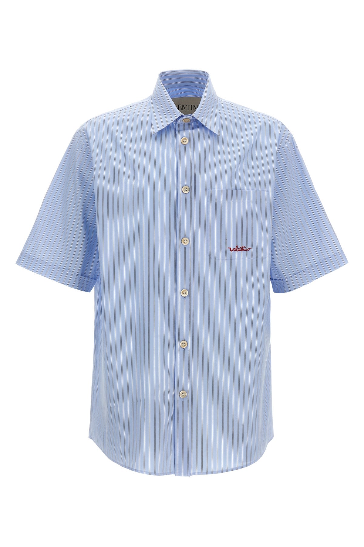 VALENTINO GARAVANI Valentino Garavani 'Vlogo' embroidery shirt For Men 100% cotton