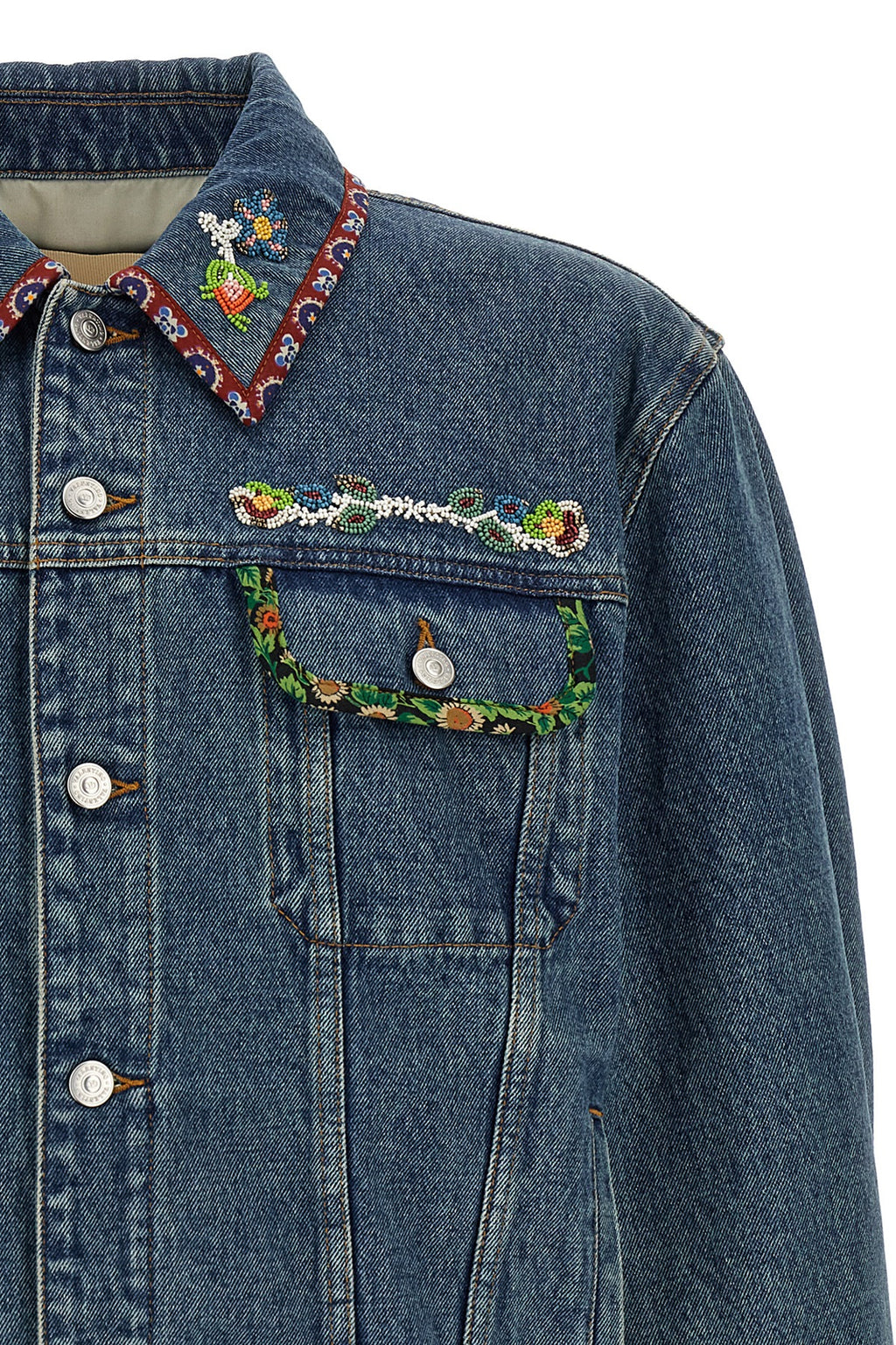 VALENTINO GARAVANI Valentino Garavani denim jacket For Men 100% polyamide