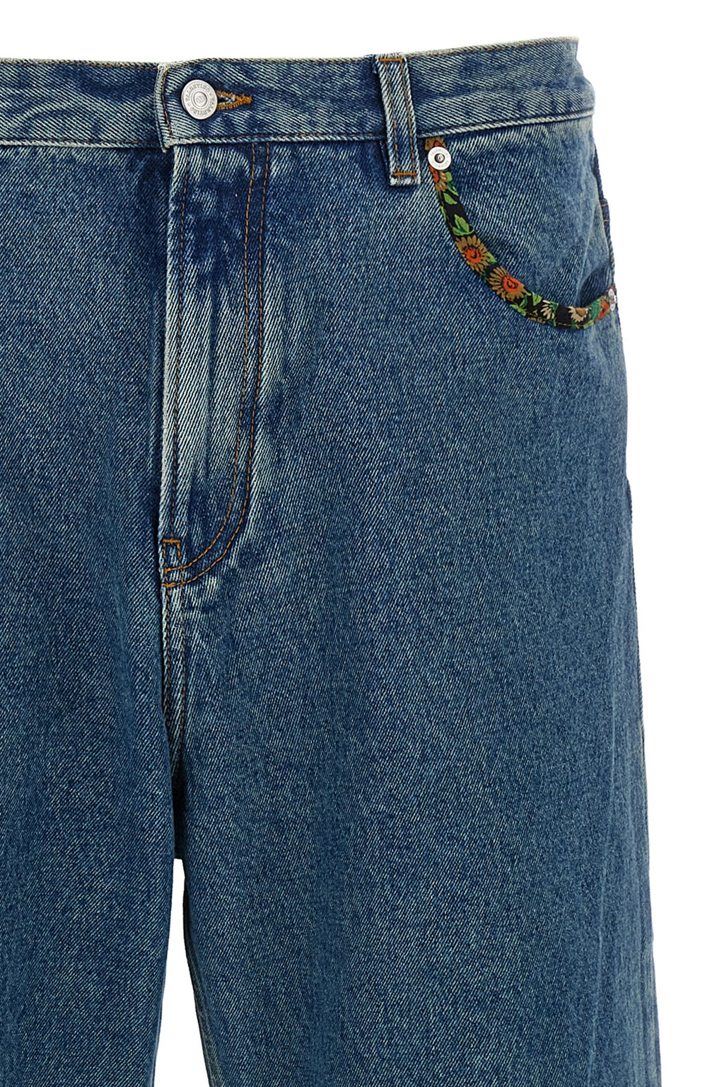 valentino garavani Valentino Garavani floral insert jeans