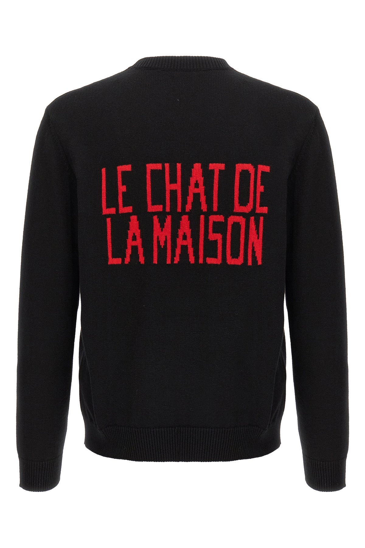 VALENTINO GARAVANI Valentino Garavani 'Le Chat de la Maison' sweater For Men 65% cotton, 35% virgin wool