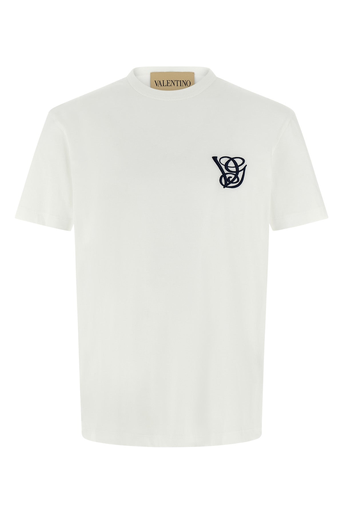VALENTINO GARAVANI Valentino Garavani logo embroidery T-shirt For Men 100% cotton