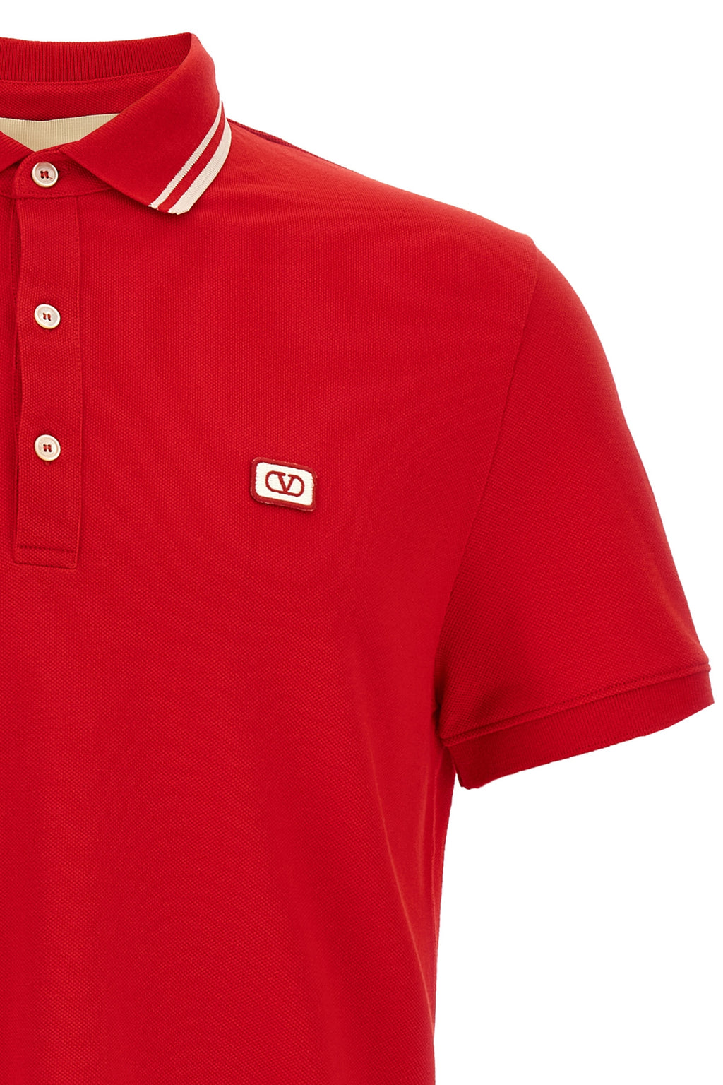 VALENTINO GARAVANI Polo Valentino Garavani embroidery 'VG' For Men 100% cotton