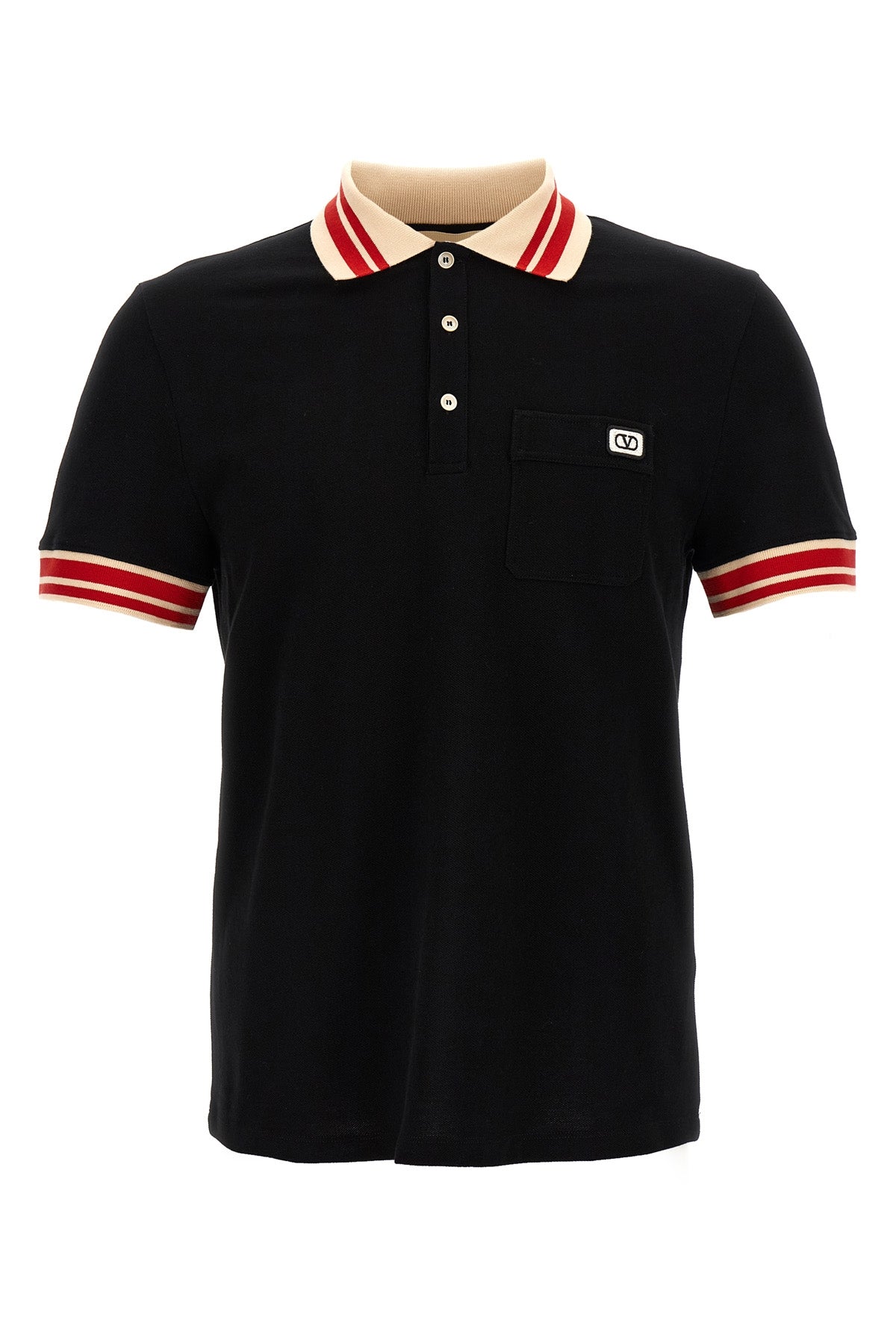 VALENTINO GARAVANI Polo Valentino Garavani VLogo For Men 100% cotton