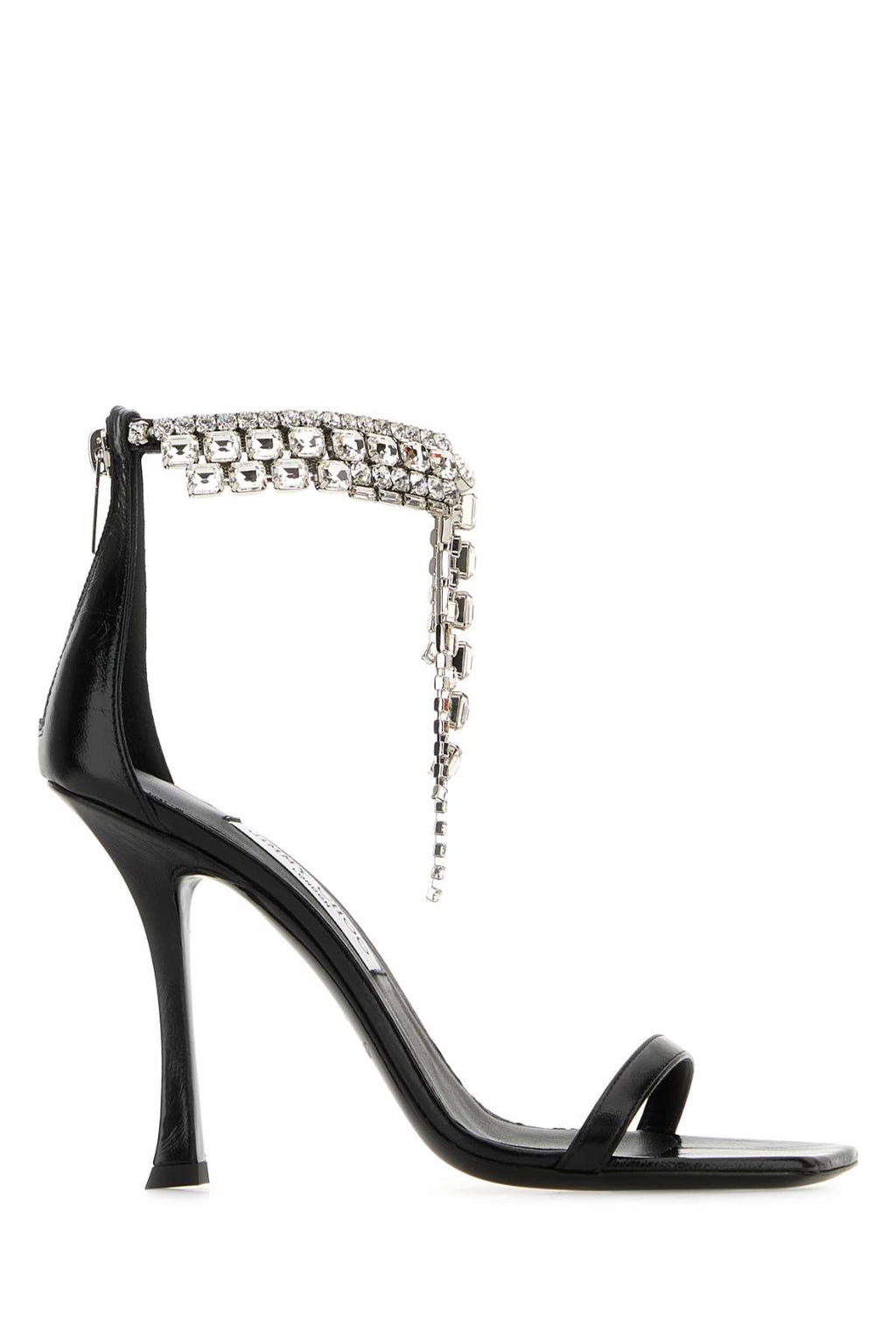 JIMMY CHOO VERITY SANDAL 100 For Women Exterior: 100% Leather Interior: 100% Leather Sole: Leather