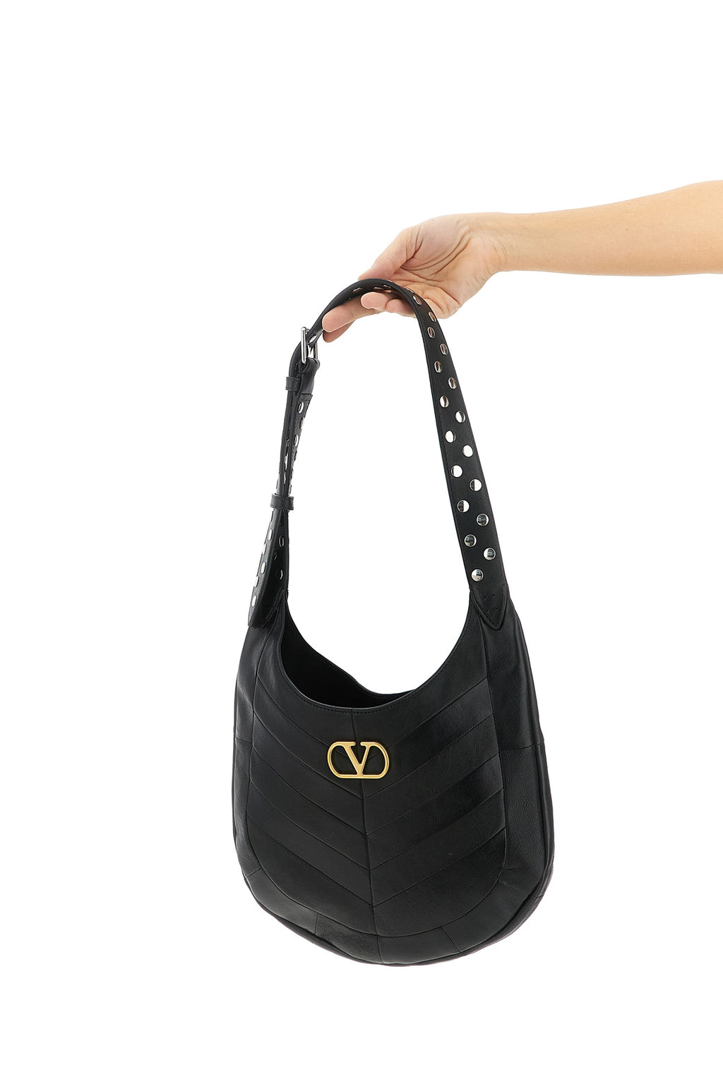 VALENTINO GARAVANI Valentino Garavani 'Hoboho' small shoulder bag For Women 100% lamb leather (Ovis Aries)