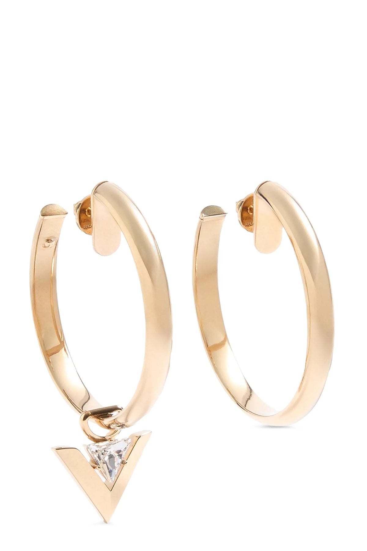 VALENTINO GARAVANI Valentino Garavani 'Je les V' hoop earrings For Women 100% brass