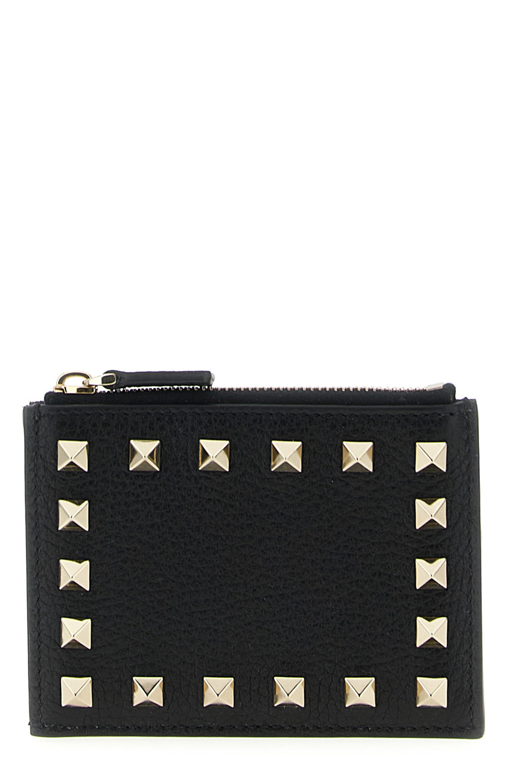 VALENTINO GARAVANI Valentino Garavani 'Rockstud' cardholder For Women 100% calfskin leather (Bos Taurus)
