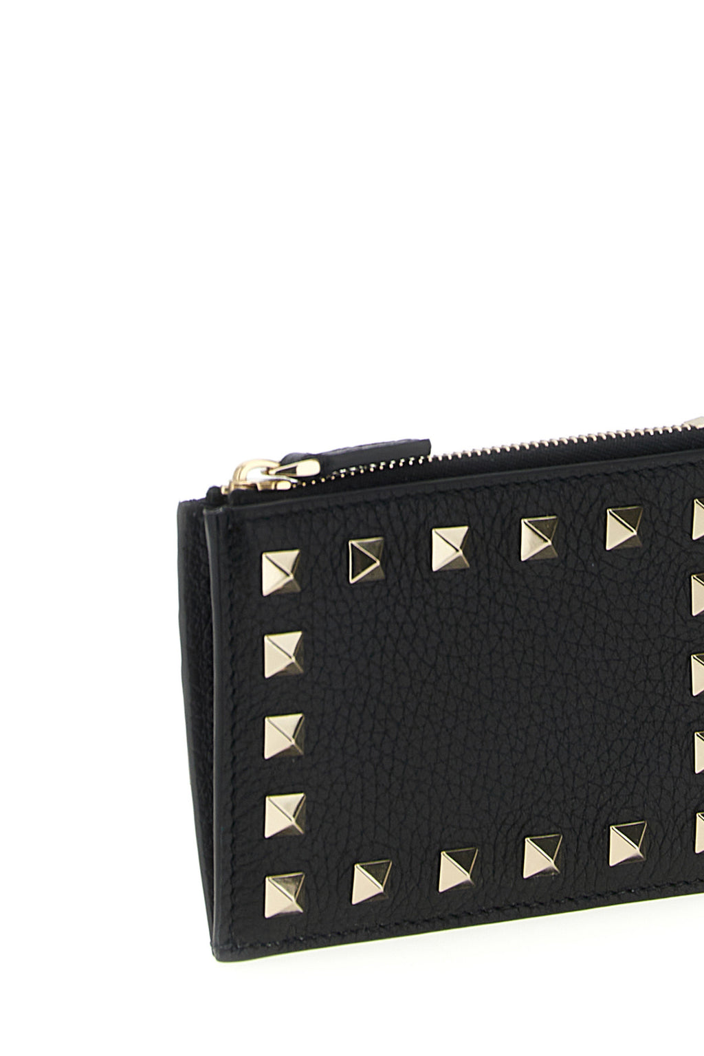 VALENTINO GARAVANI Valentino Garavani 'Rockstud' cardholder For Women 100% calfskin leather (Bos Taurus)
