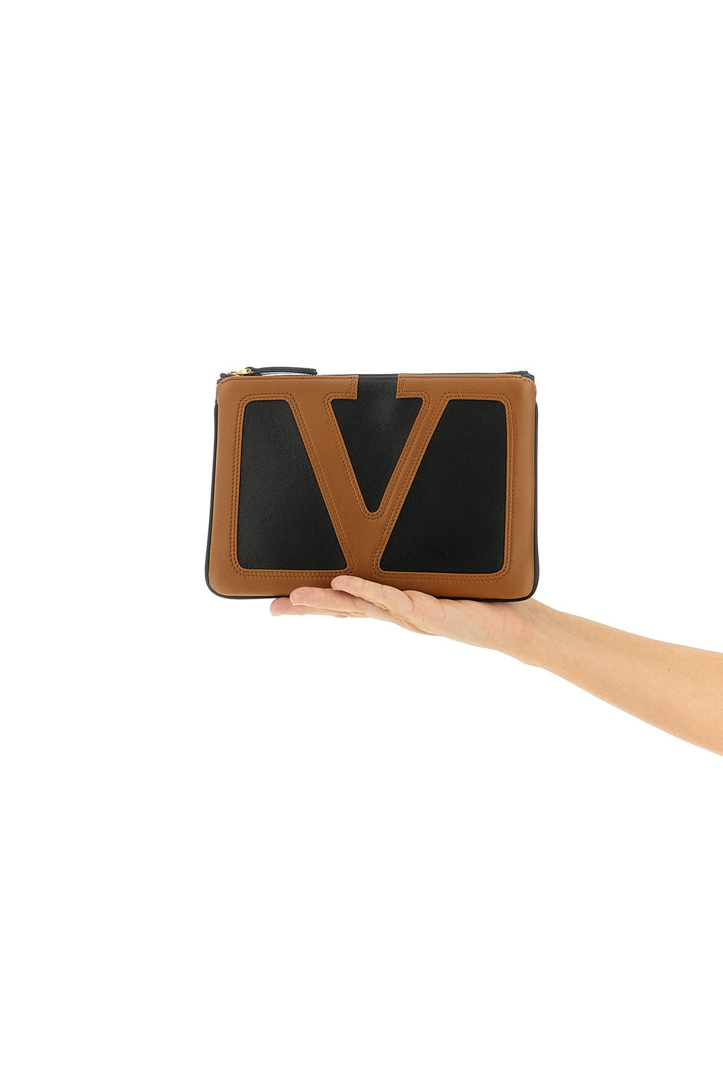 VALENTINO GARAVANI Valentino Garavani 'Viva Superstar' clutch For Women 100% lamb leather (Ovis Aries)