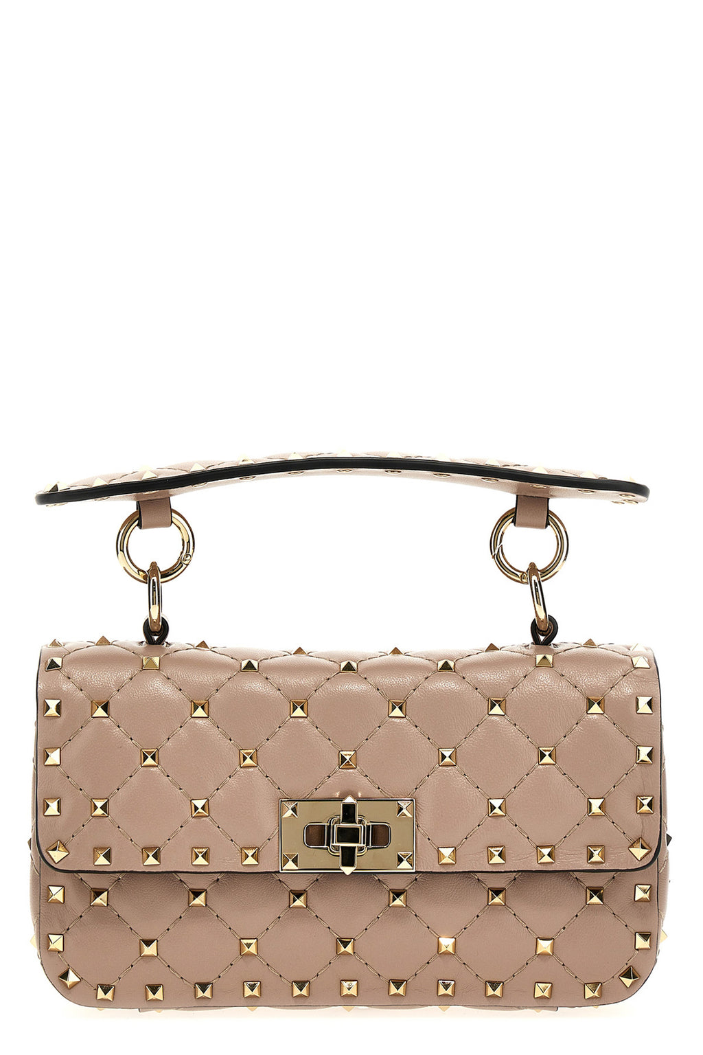VALENTINO GARAVANI Valentino Garavani 'Rockstud Spike' handbag For Women 100% lamb leather (Ovis Aries)