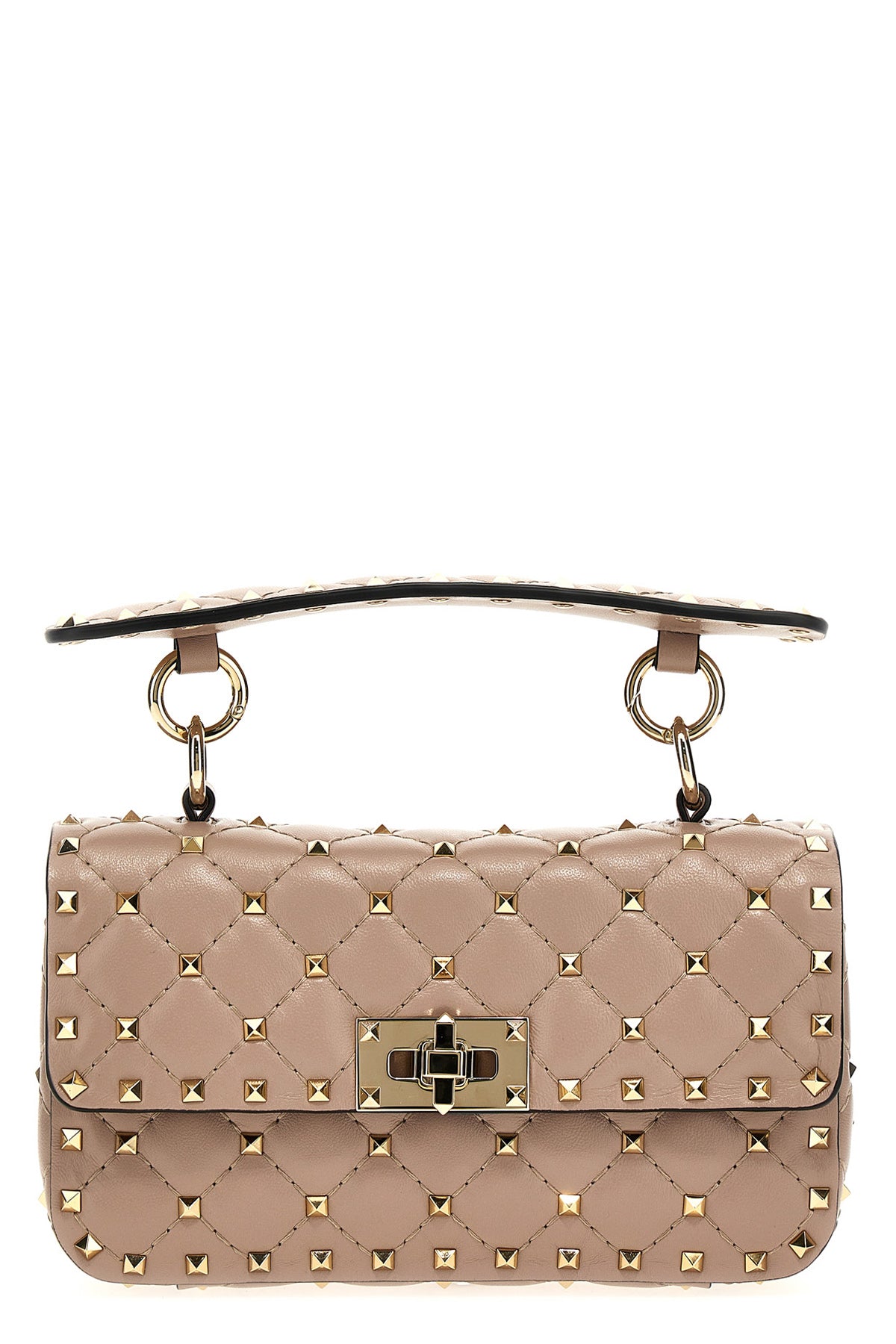 VALENTINO GARAVANI Valentino Garavani 'Rockstud Spike' handbag For Women 100% lamb leather (Ovis Aries)