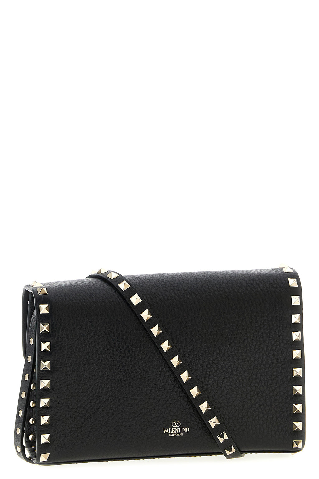 VALENTINO GARAVANI Valentino Garavani 'Rockstud Small' Shoulder Bag For Women 100% calfskin leather (Bos Taurus)