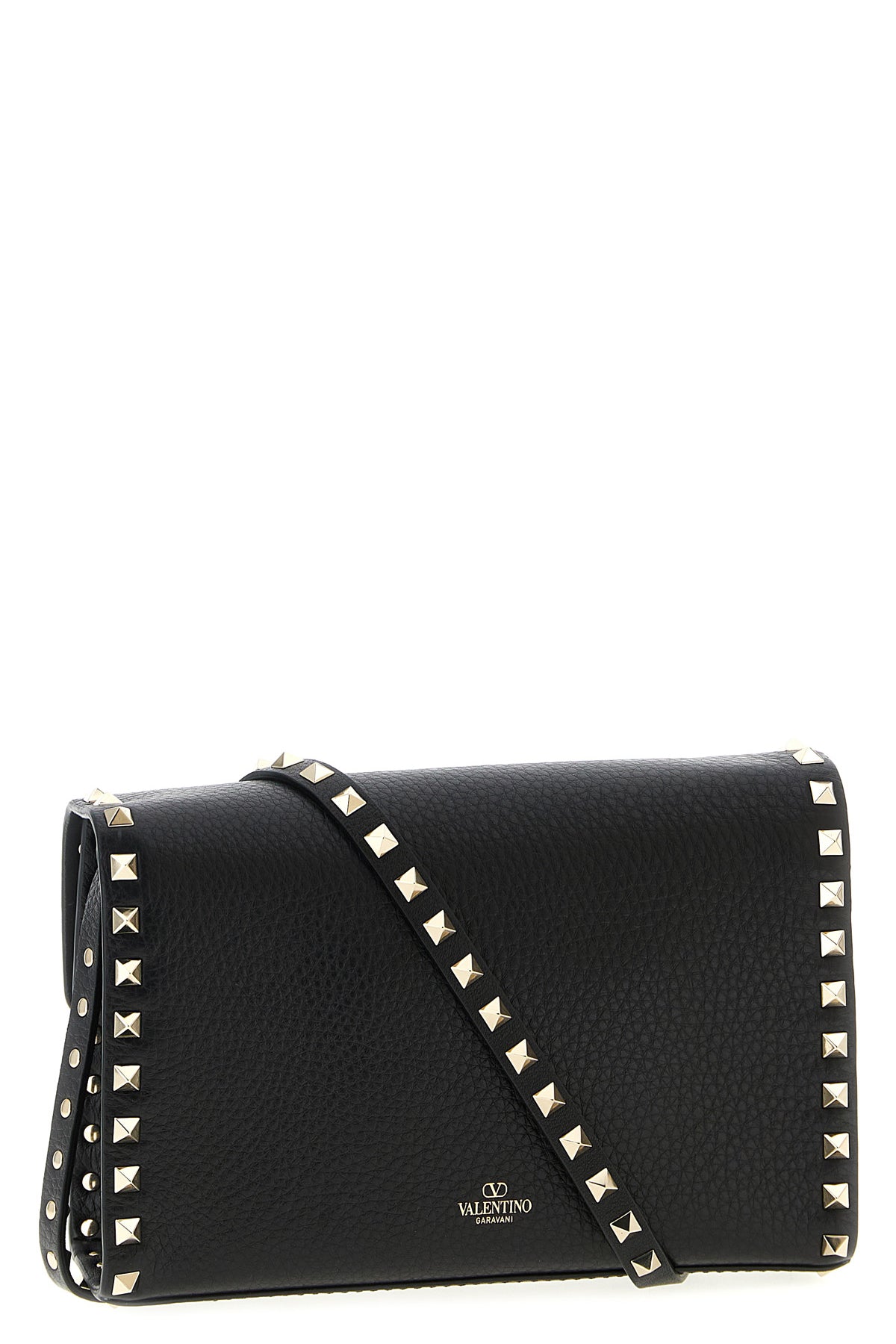 VALENTINO GARAVANI Valentino Garavani 'Rockstud Small' Shoulder Bag For Women 100% calfskin leather (Bos Taurus)