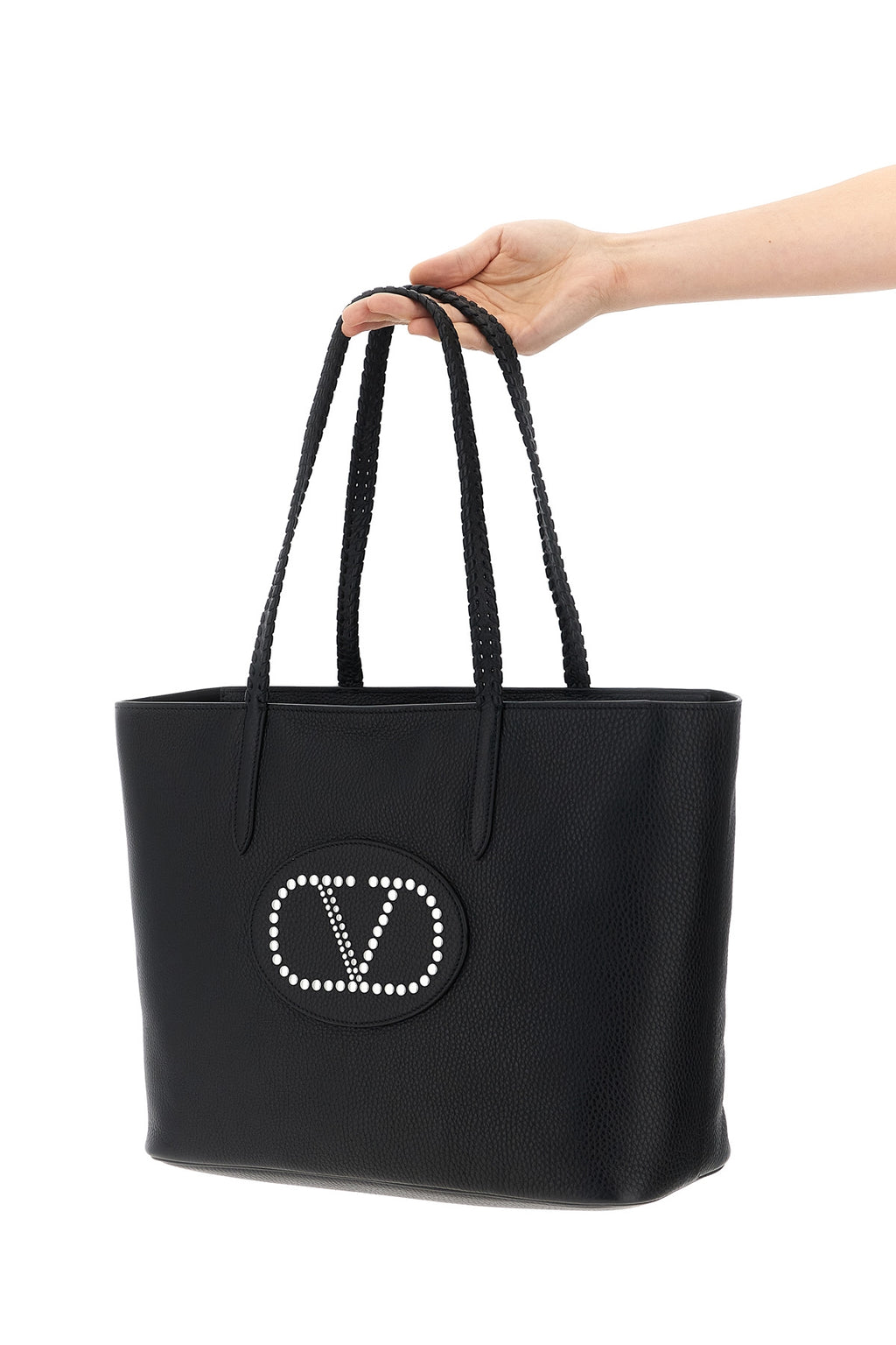 VALENTINO GARAVANI Valentino Garavani 'Nellcôte' shopping bag For Women 100% calfskin leather (Bos Taurus)