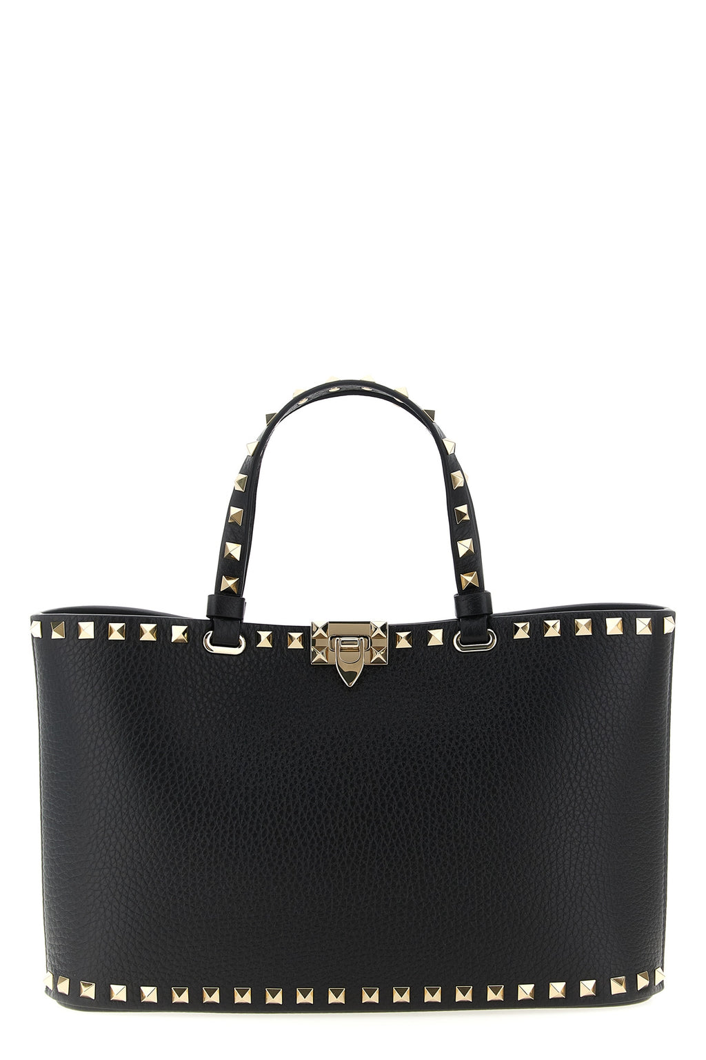VALENTINO GARAVANI Valentino Garavani 'Rockstud' small shopping bag For Women 100% calfskin leather (Bos Taurus)