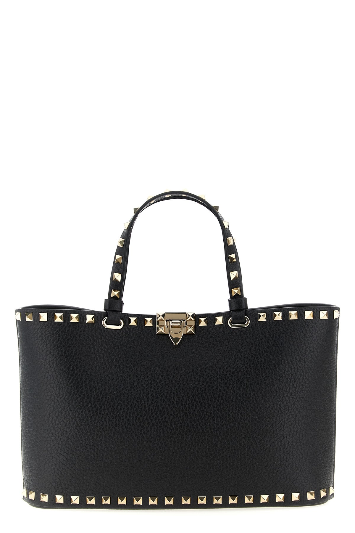 VALENTINO GARAVANI Valentino Garavani 'Rockstud' small shopping bag For Women 100% calfskin leather (Bos Taurus)