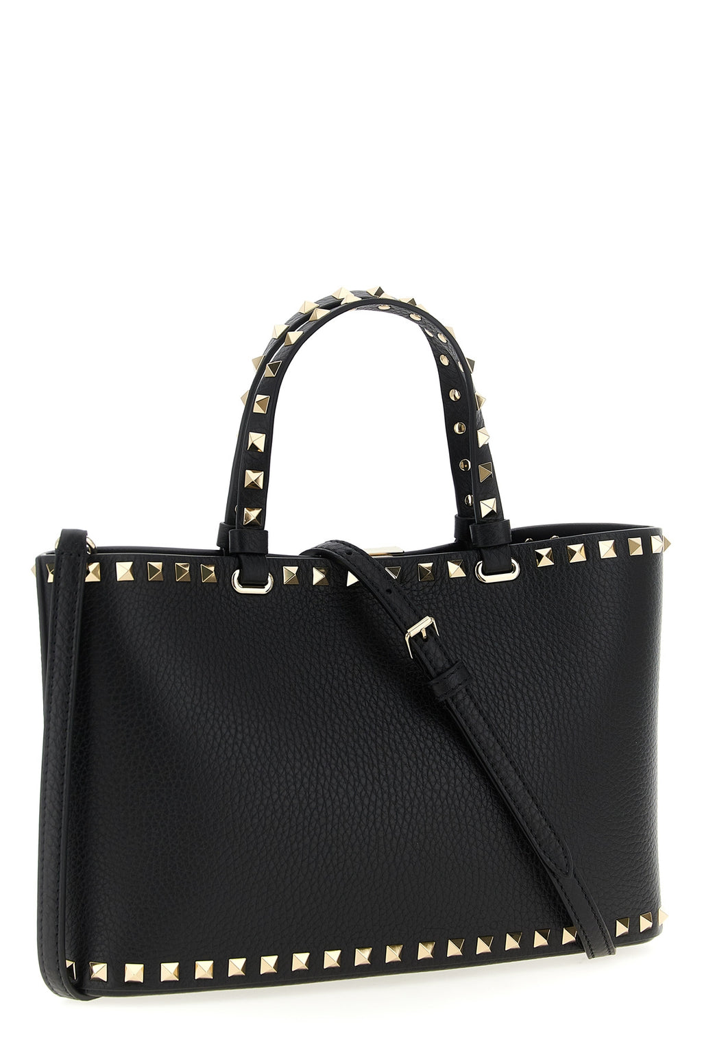 VALENTINO GARAVANI Valentino Garavani 'Rockstud' small shopping bag For Women 100% calfskin leather (Bos Taurus)