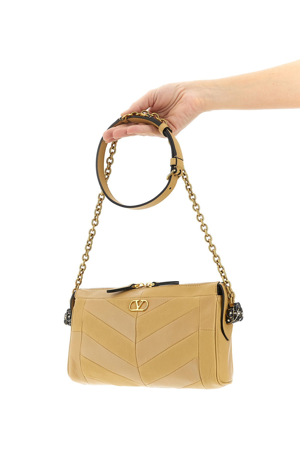 VALENTINO GARAVANI Valentino Garavani 'Panthea' small shoulder bag For Women 100% lamb leather (Ovis Aries)