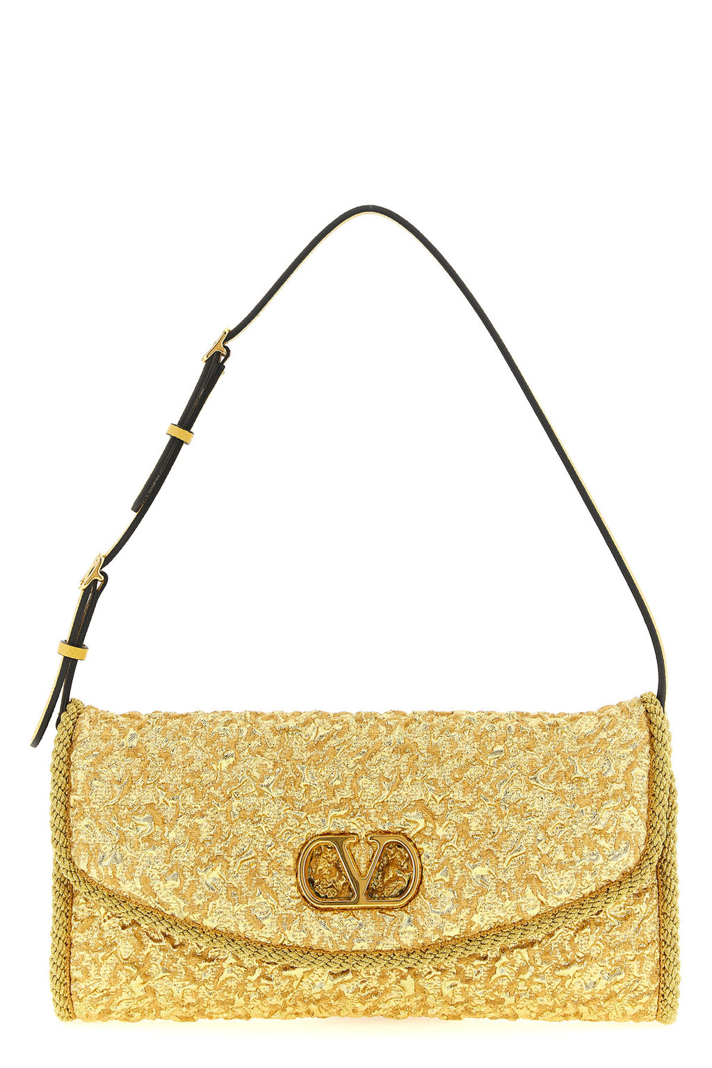 VALENTINO GARAVANI Valentino Garavani 'DeVain' small shoulder bag For Women 44% acetate 20% fm 19% polyamide 17% silk