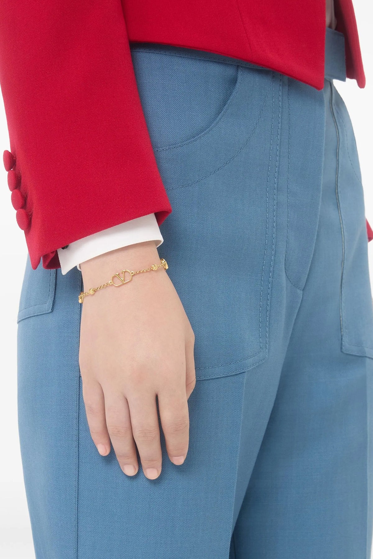 valentino garavani Valentino Garavani 'VLogo' bracelet