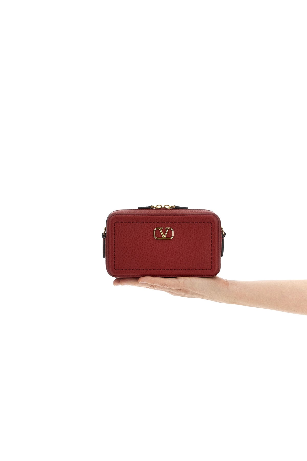 VALENTINO GARAVANI Valentino Garavani 'Alltime' mini crossbody bag For Women 100% calfskin leather (Bos Taurus)