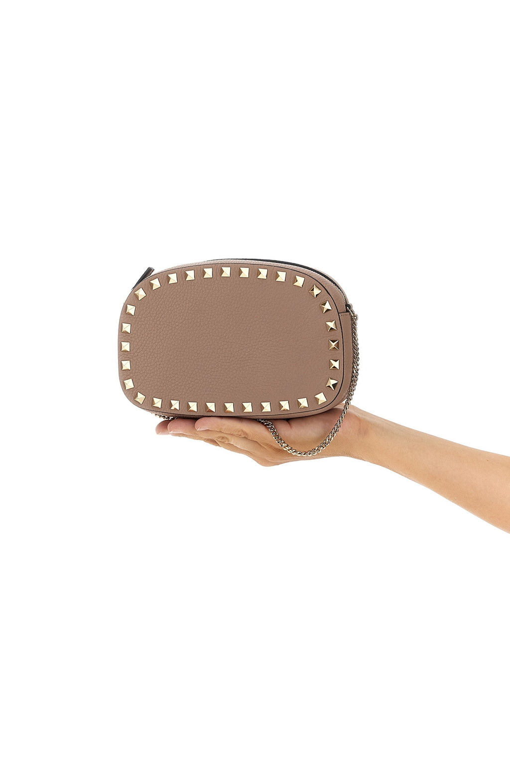 VALENTINO GARAVANI Valentino Garavani 'Rockstud' mini crossbody bag For Women 100% calfskin leather (Bos Taurus)
