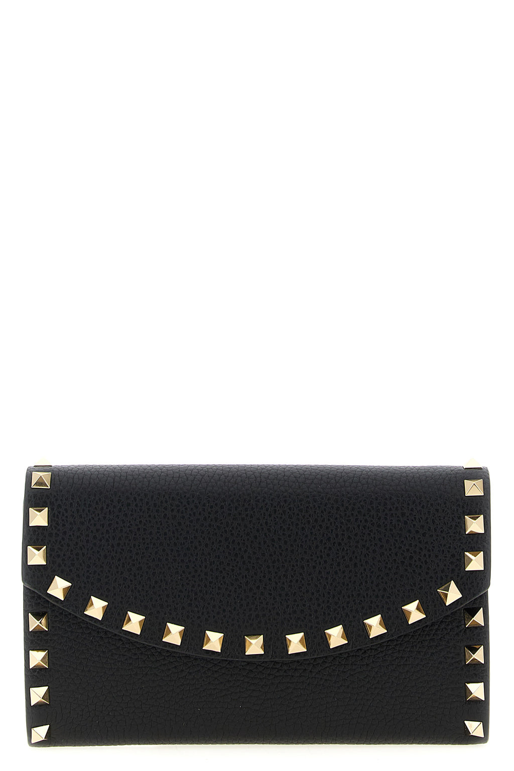 VALENTINO GARAVANI Valentino Garavani 'Rockstud' wallet on chain For Women 100% calfskin leather (Bos Taurus)