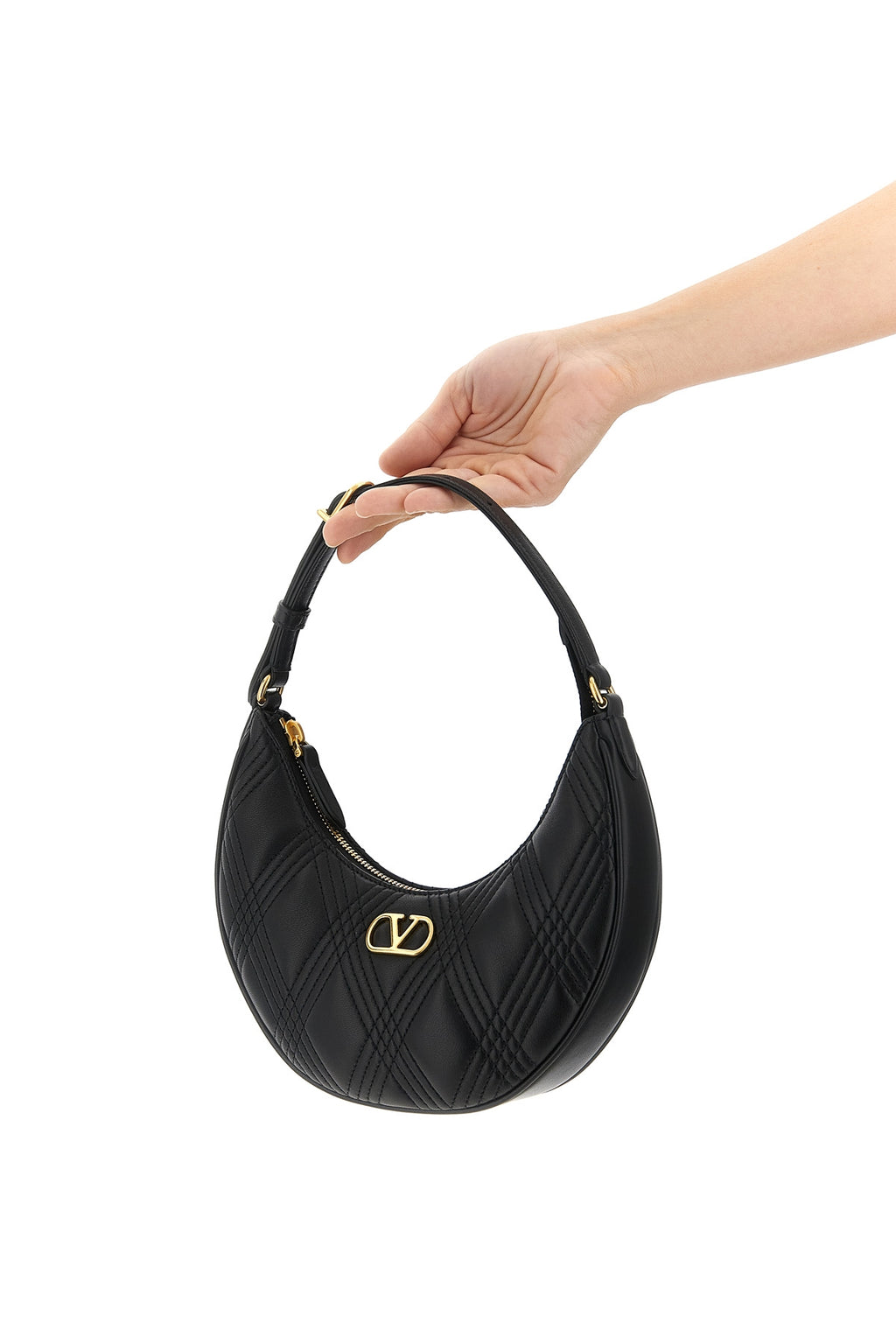 VALENTINO GARAVANI Valentino Garavani 'Quiltie 67'mini shoulder bag For Women 100% lamb leather (Ovis Aries)