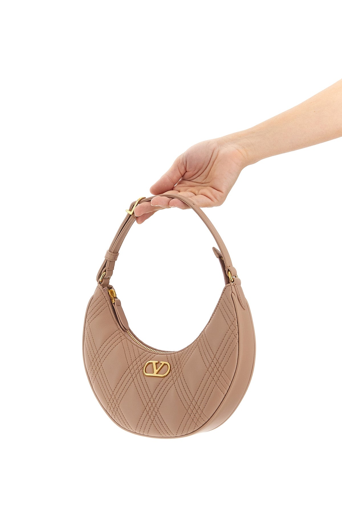 VALENTINO GARAVANI Valentino Garavani 'Quiltie 67'mini shoulder bag For Women 100% lamb leather (Ovis Aries)