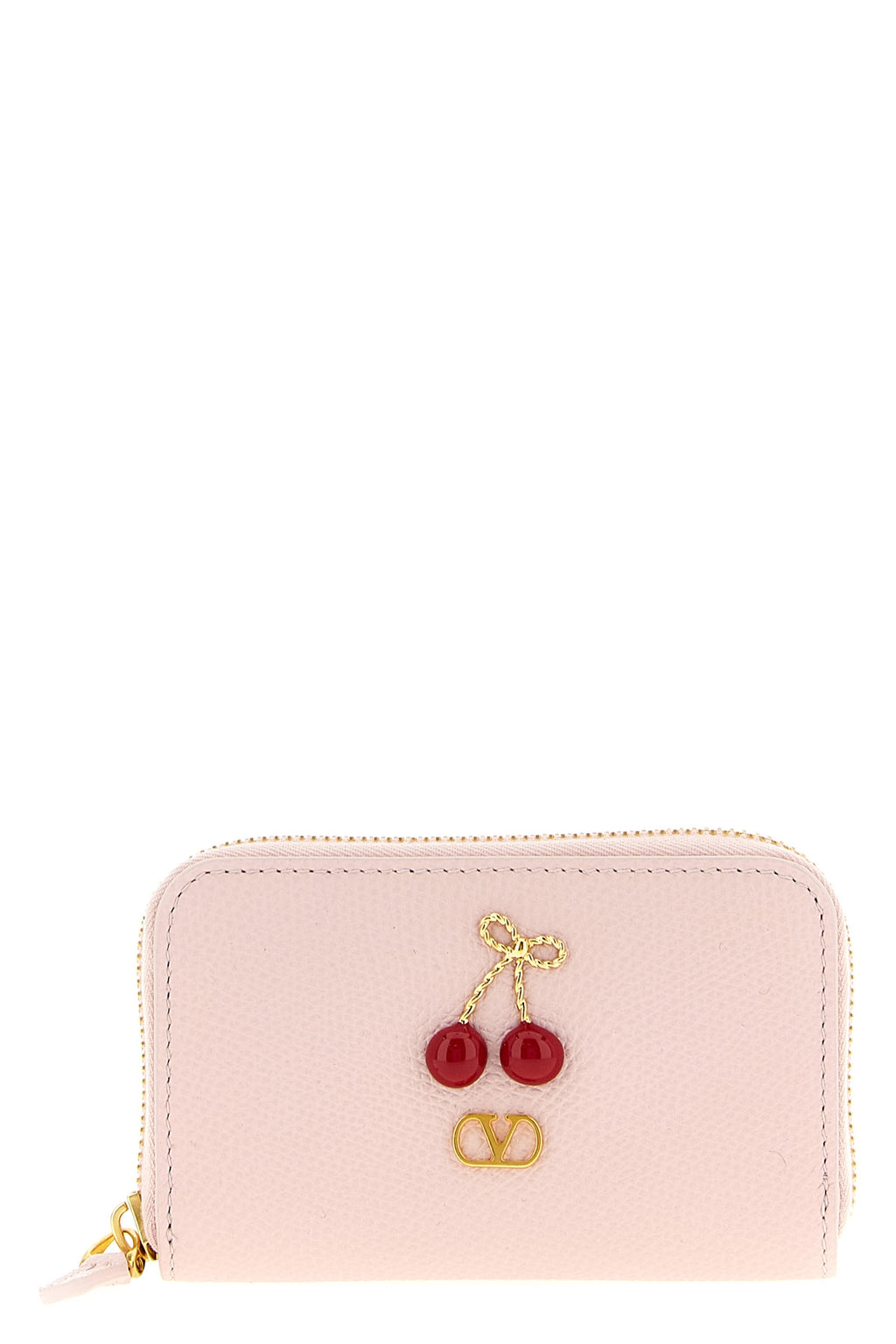 VALENTINO GARAVANI Valentino Garavani 'Cherryfic' Wallet For Women 100% calfskin leather (Bos Taurus)