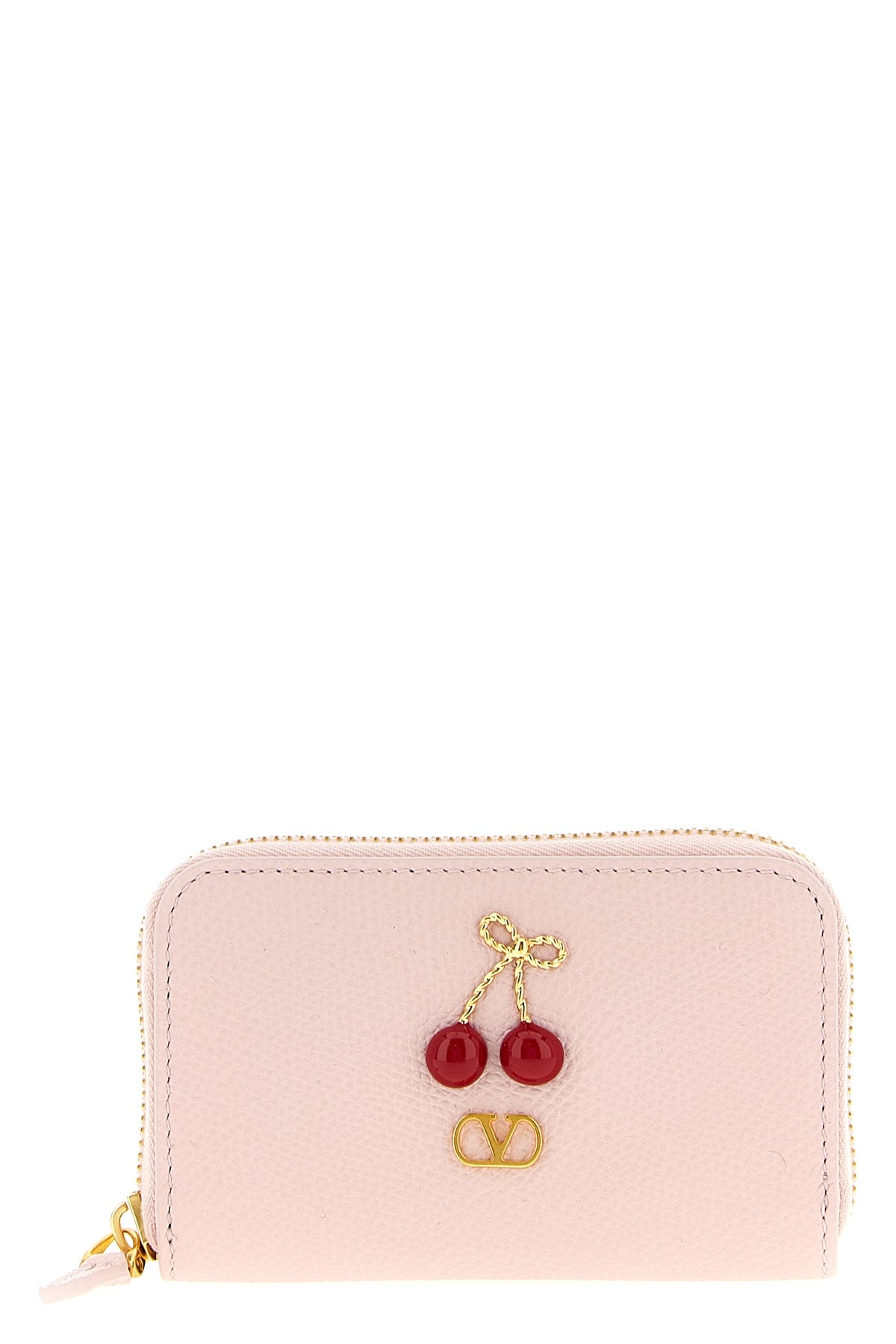 VALENTINO GARAVANI Valentino Garavani 'Cherryfic' Wallet For Women 100% calfskin leather (Bos Taurus)