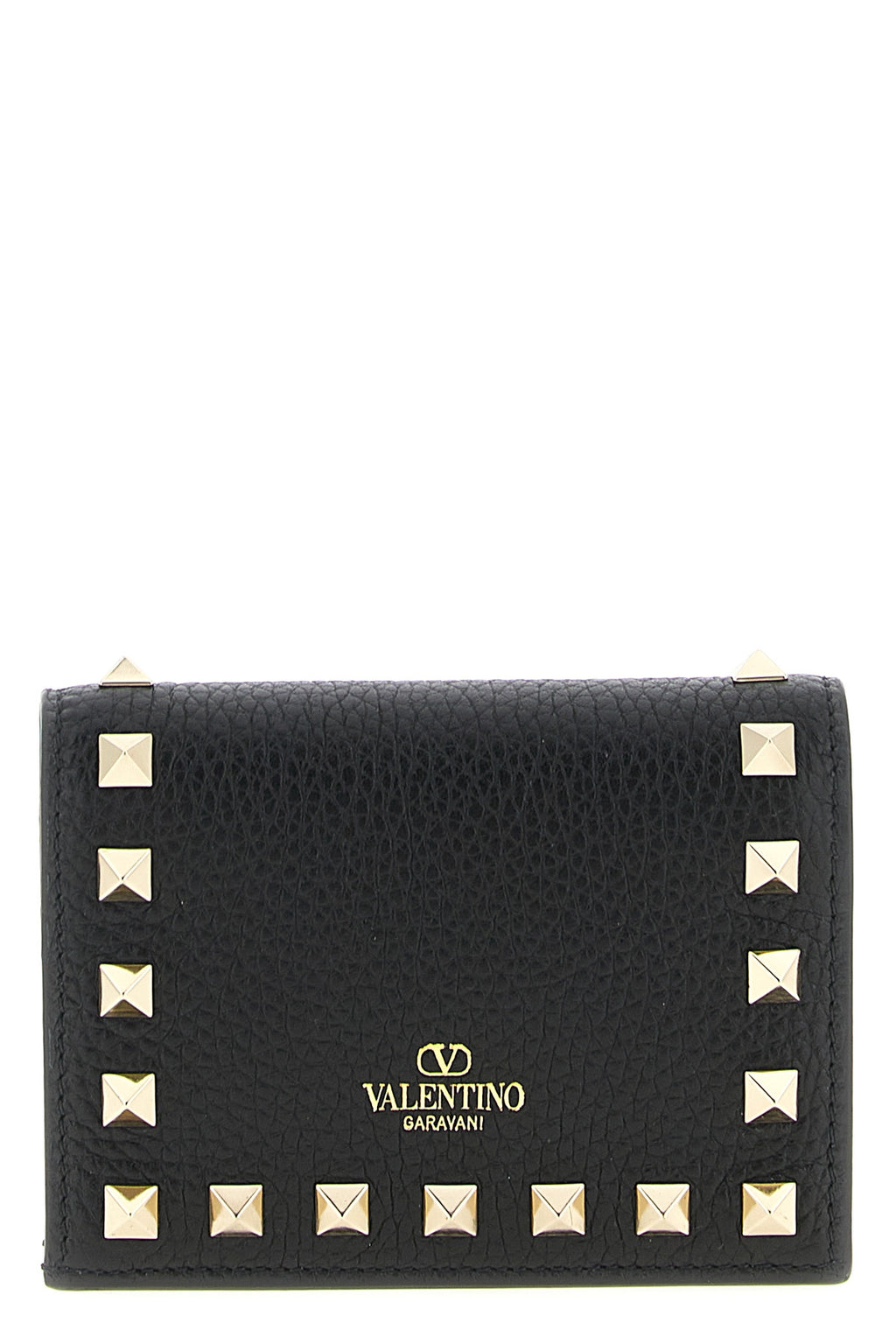 VALENTINO GARAVANI Valentino Garavani 'Rockstud' Wallet For Women 100% calfskin leather (Bos Taurus)