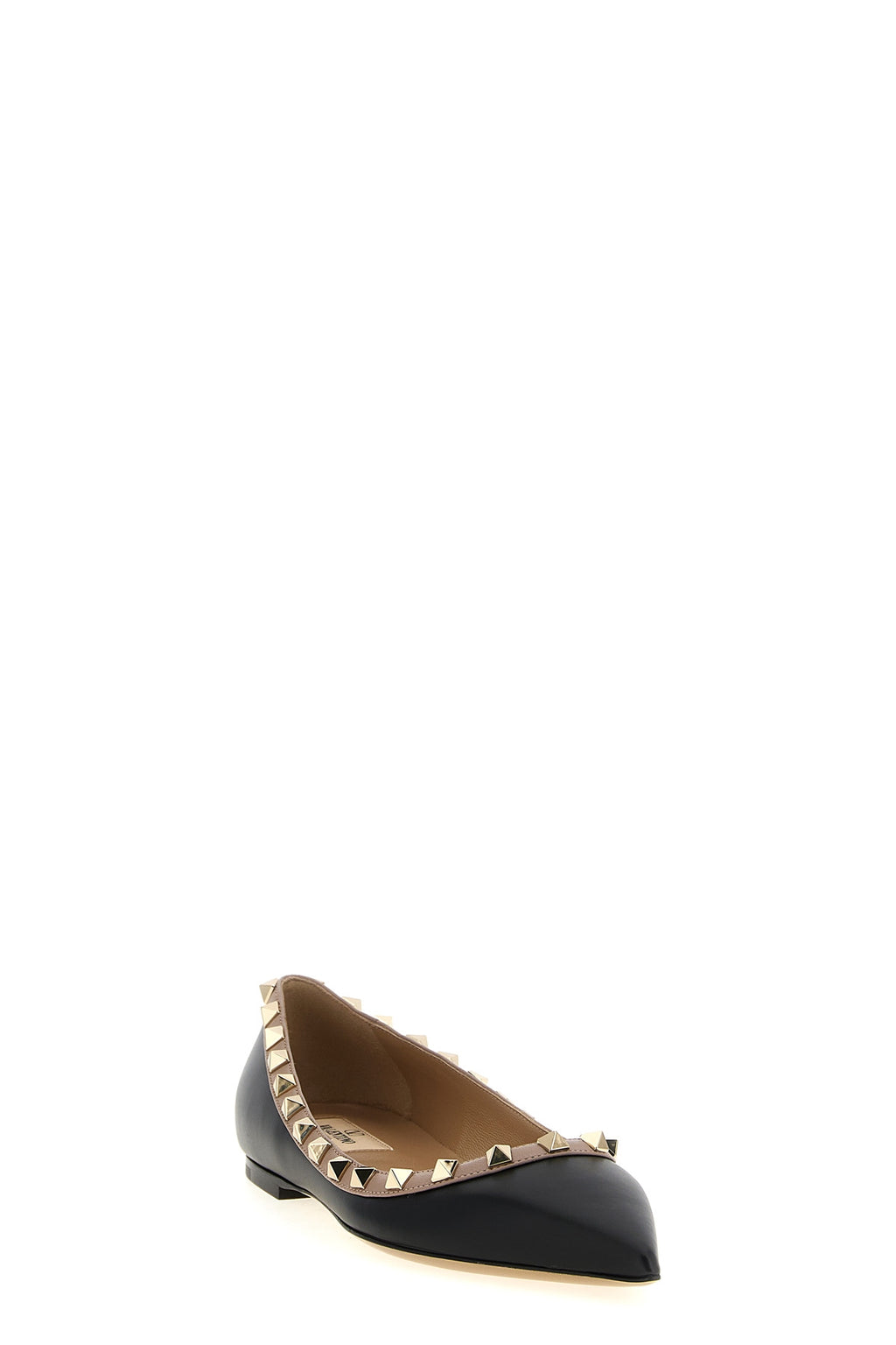 VALENTINO GARAVANI Valentino Garavani 'Rockstud' ballet flats For Women 100% calfskin leather (Bos Taurus)