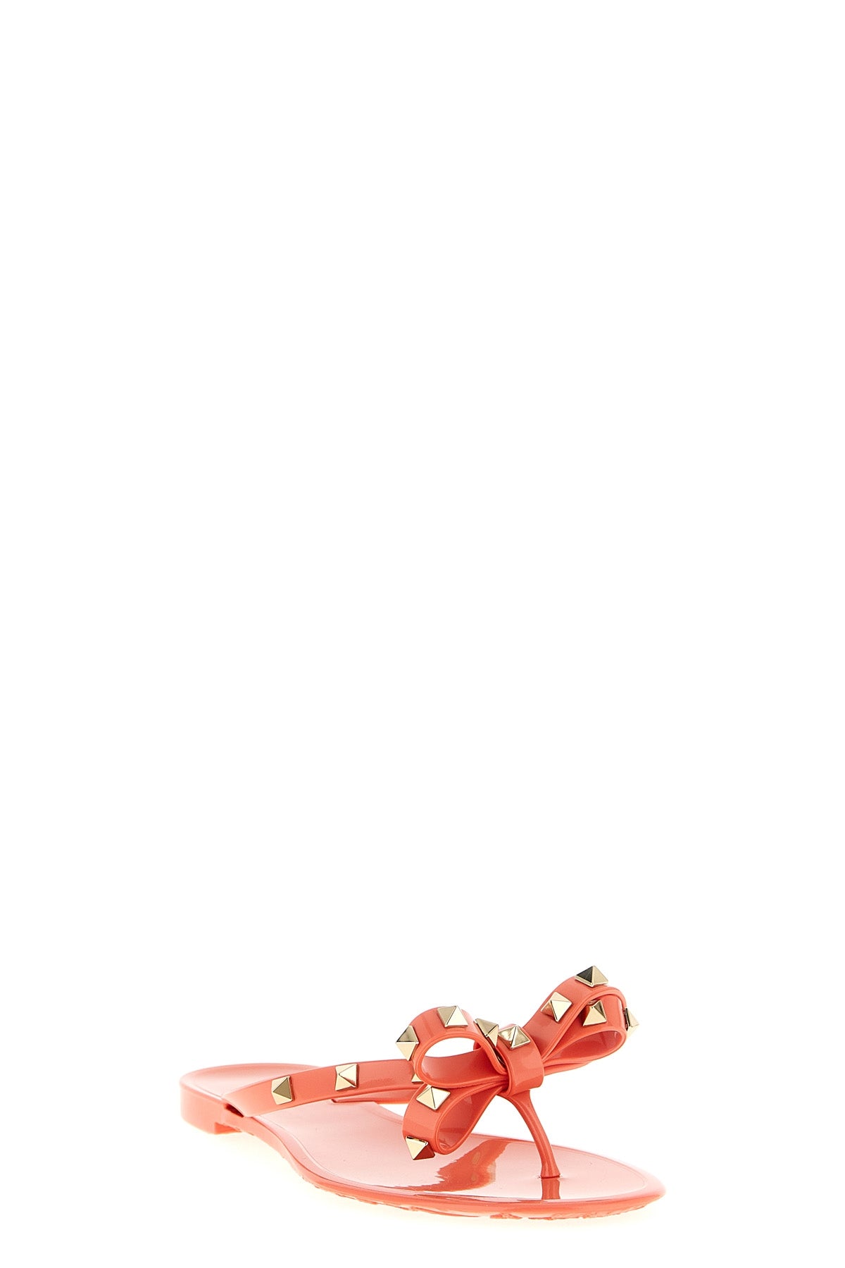 VALENTINO GARAVANI Valentino Garavani 'Rockstud' thong sandals For Women 100% pvc
