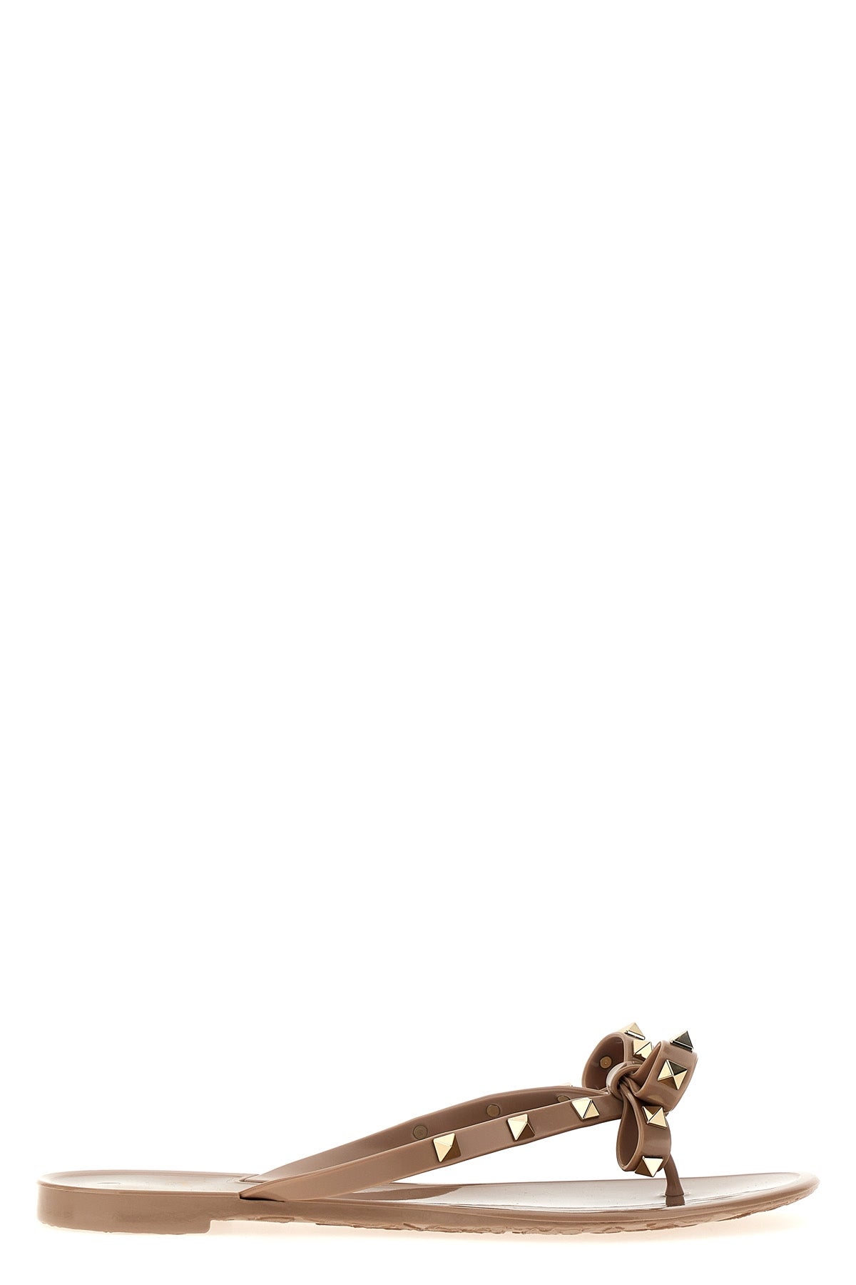 VALENTINO GARAVANI Valentino Garavani 'Rockstud' thong sandals For Women 100% polyvinyl chloride