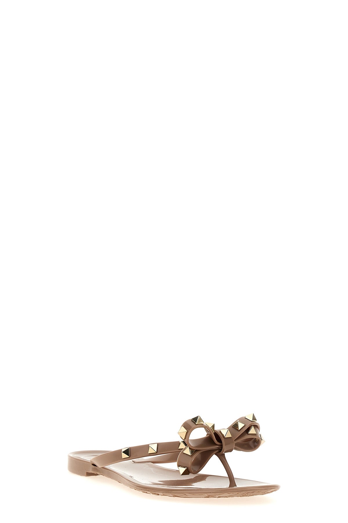 VALENTINO GARAVANI Valentino Garavani 'Rockstud' thong sandals For Women 100% polyvinyl chloride