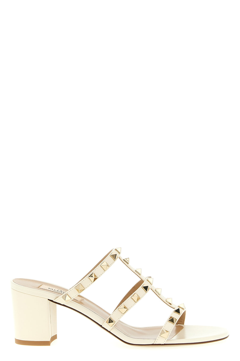 VALENTINO GARAVANI 'Rockstud' sandals For Women 100% calfskin leather (Bos Taurus)