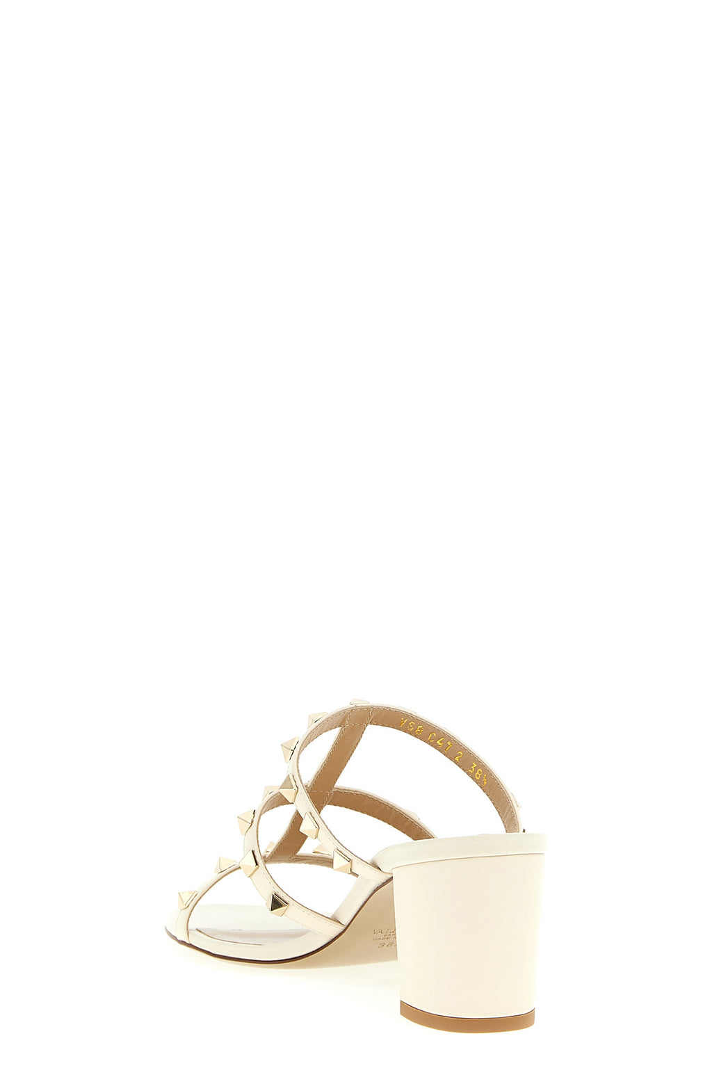 VALENTINO GARAVANI 'Rockstud' sandals For Women 100% calfskin leather (Bos Taurus)