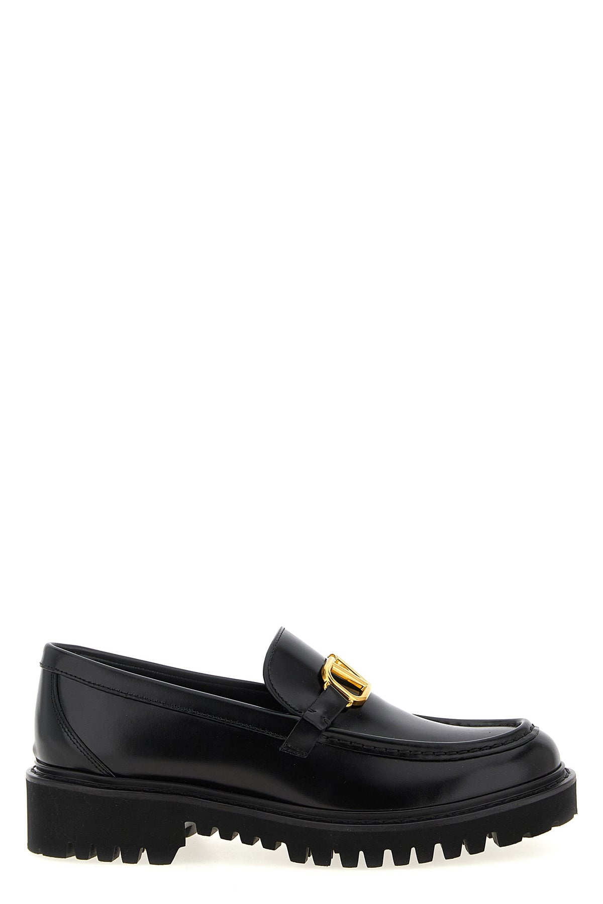VALENTINO GARAVANI Valentino Garavani 'VLogo Signature' loafers For Women 100% calfskin leather (Bos Taurus)