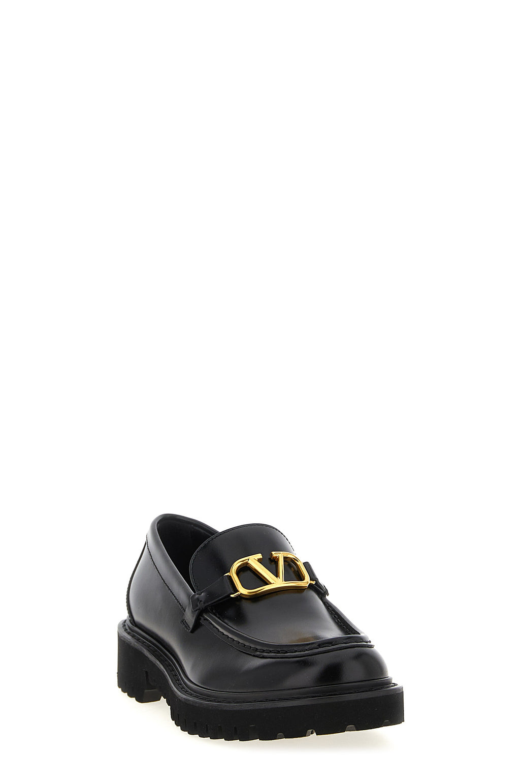 VALENTINO GARAVANI Valentino Garavani 'VLogo Signature' loafers For Women 100% calfskin leather (Bos Taurus)