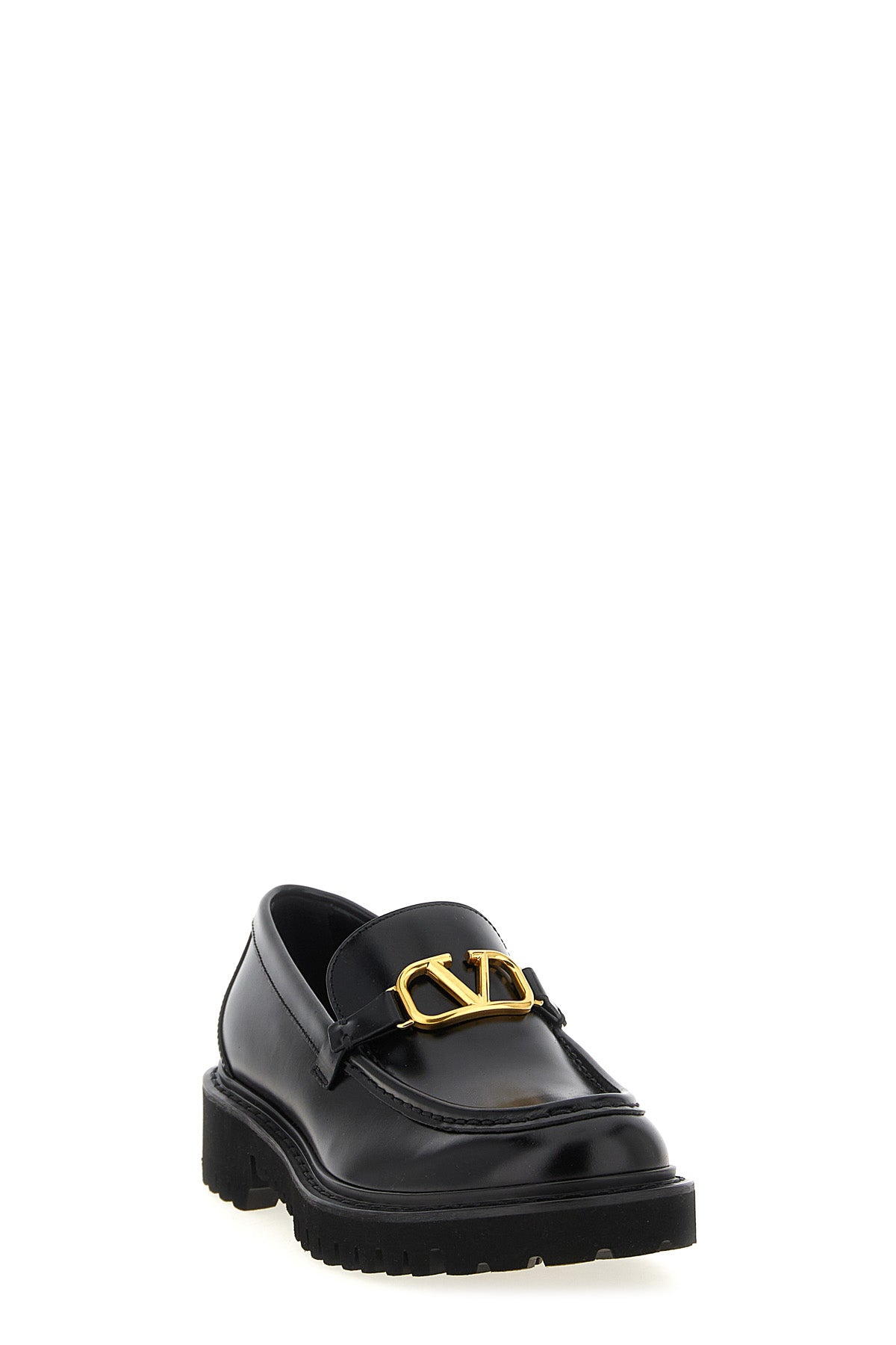 VALENTINO GARAVANI Valentino Garavani 'VLogo Signature' loafers For Women 100% calfskin leather (Bos Taurus)