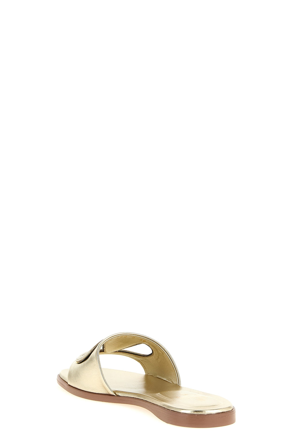 VALENTINO GARAVANI Valentino Garavani VLogo Signature slides For Women 100% calfskin leather (Bos Taurus)