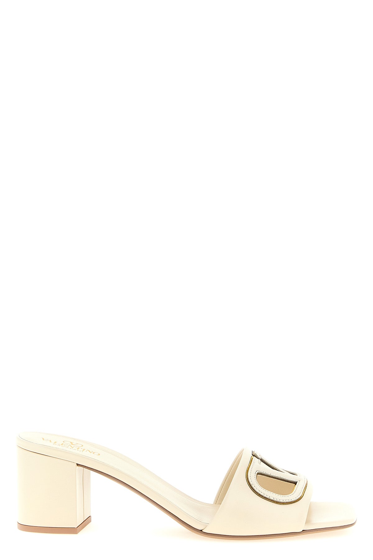 VALENTINO GARAVANI Valentino Garavani Vlogo Signature slides For Women 100% calfskin leather (Bos Taurus)